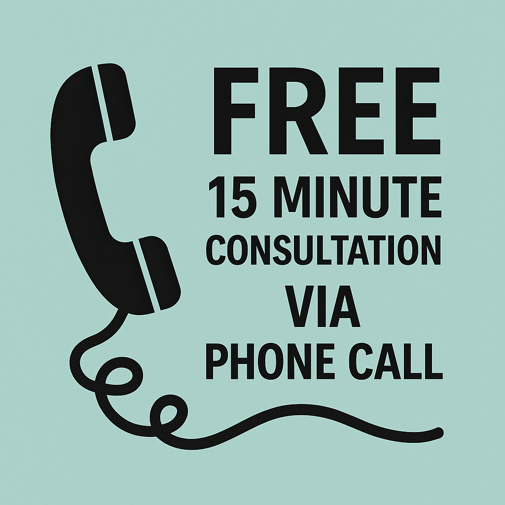 Schedule a FREE 15-minute Phone Conversation